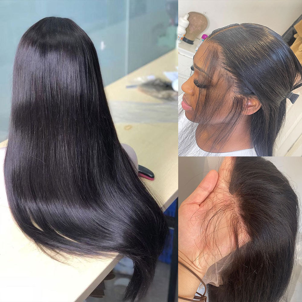 Hd Lace Wig 13x6 Human Hair Lace Frontal Wigs For Women Brazilian  Hairline Pre