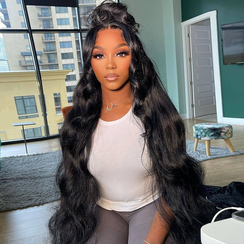 Thumbnail: 30 40 Inch 360 Full Hd Lace Frontal Wig Glueless Pre Plucked Brazilian 13x4 13x