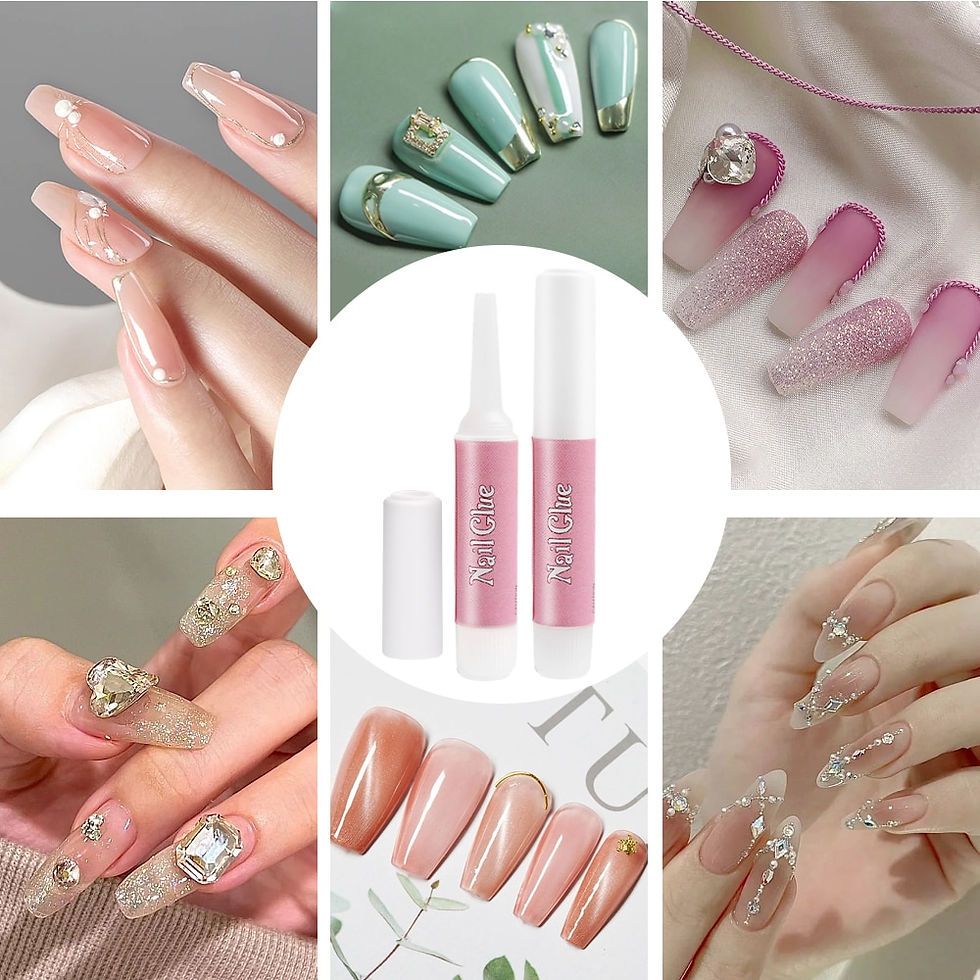 Thumbnail: 1/3/5PCS Nail Art Glue Fast-Dry Adhesive Acrylic Art False Tips 3D Decoration N