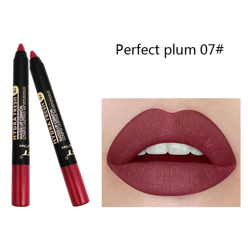 Thumbnail: 9 Colors Velvet Matte Lipsticks Pencil Waterproof Long Lasting Sexy Red Lip Sti