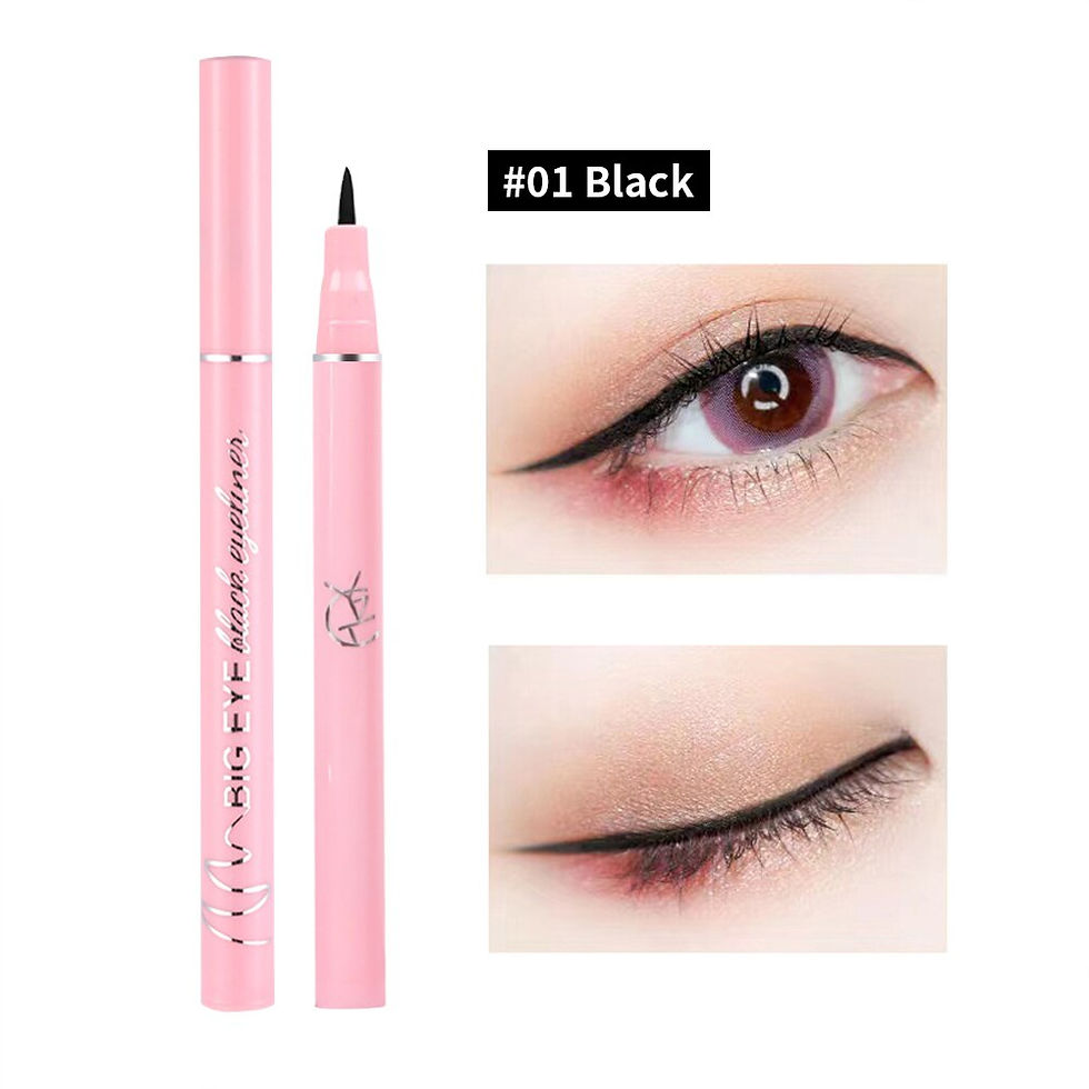 Thumbnail: Black Brown Liquid Eyeliner Pen Waterproof Long-lasting Smooth Eyeliner Sweat-p