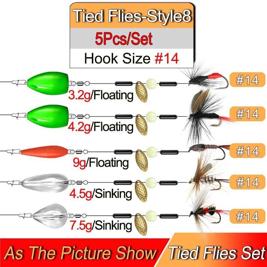 Thumbnail: 5Pcs Lot Fishing Lure Wobblers Lures Wobbler Spinners Spoon Bait for Pike Peche