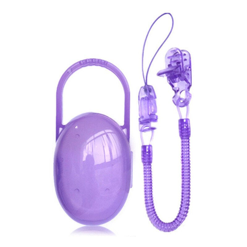 Thumbnail: Newborn Baby Pacifier Box Soother Container Portable Pacifier Holder Dummy Teat
