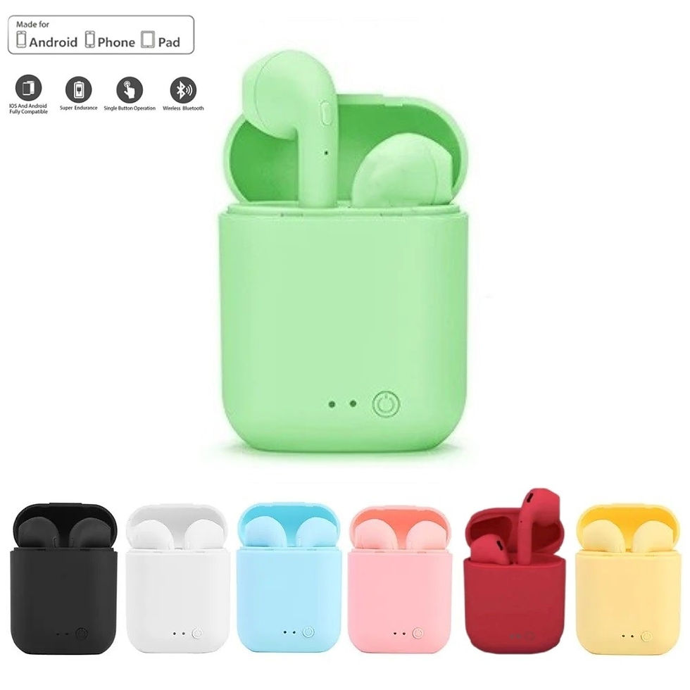 Thumbnail: Mini 2 TWS Earbuds Wireless Headphone i12 Bluetooth Earphone 5.0 Stereo Headset