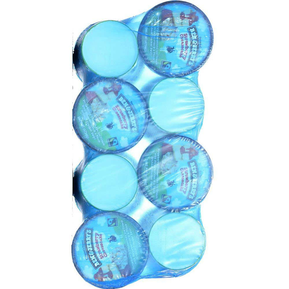 Thumbnail: Ben and Jerrys Strawberry Cheesecake Ice Cream, 1 Pint -- 8 per Case.