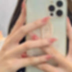 Thumbnail: 24pcs Simple Style Nail Art Colorful Lines Fake Nails In Shape Of Water Drop Pr