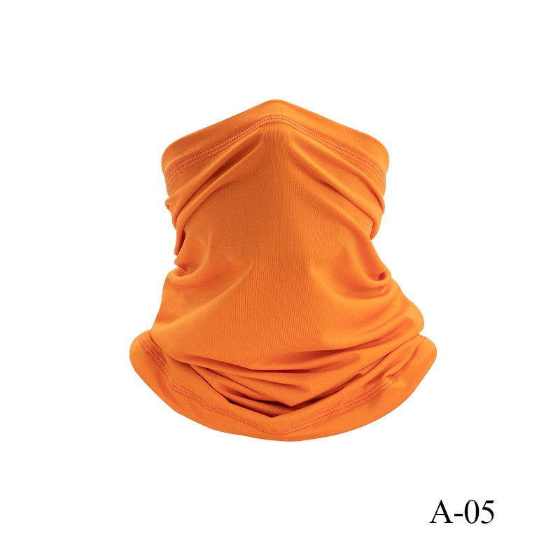 Thumbnail: UV Protection Ice Silk Face Cover Neck Tube Outdoor Sports Bandana Scarf Breath