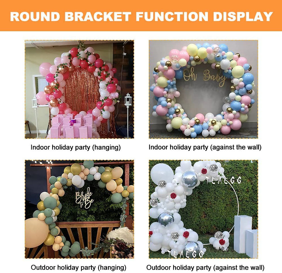 Thumbnail: Round Balloon Arch Kit, Removable Easy to Carry 150/180cm Balloon Column Stand 