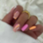 Thumbnail: 24pcs French Style False Nails Glitte Design Fake Nail Patch Mid Length Coffin 