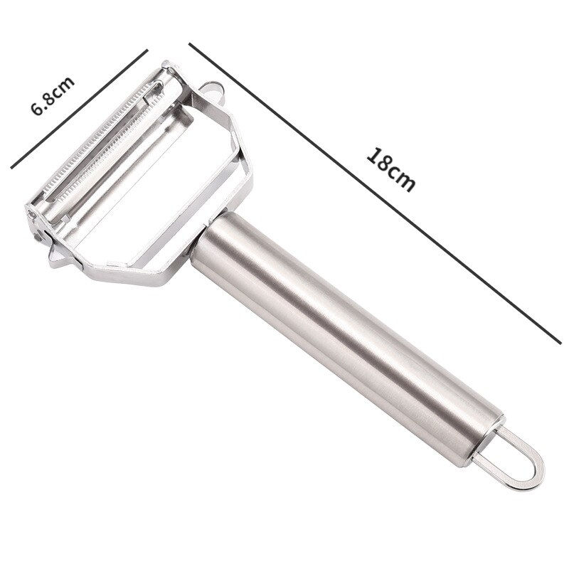 Thumbnail: Stainless Steel Peeler Potato Carrot Cucumber Grater Fruit Vegetable Multifunct