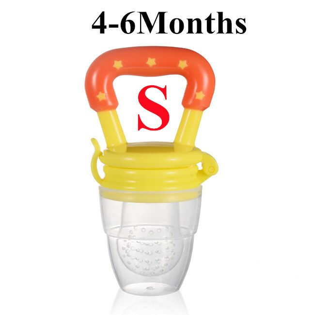 Thumbnail: Newborn Baby Fresh Food Fruit Feeder Silicone Teether Trainning To Eat Fruit Gr