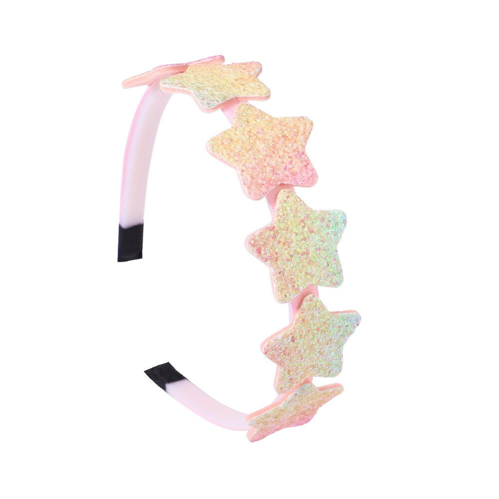 New Fashion Girls Glitter Hair Bands Cute Colors Hair Hoop Hairbands Lovely Bow