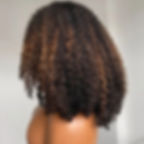 Thumbnail: Soft Long Ombre Blond Short Bob Afro Kinky Curly U Part Wig European Remy Human