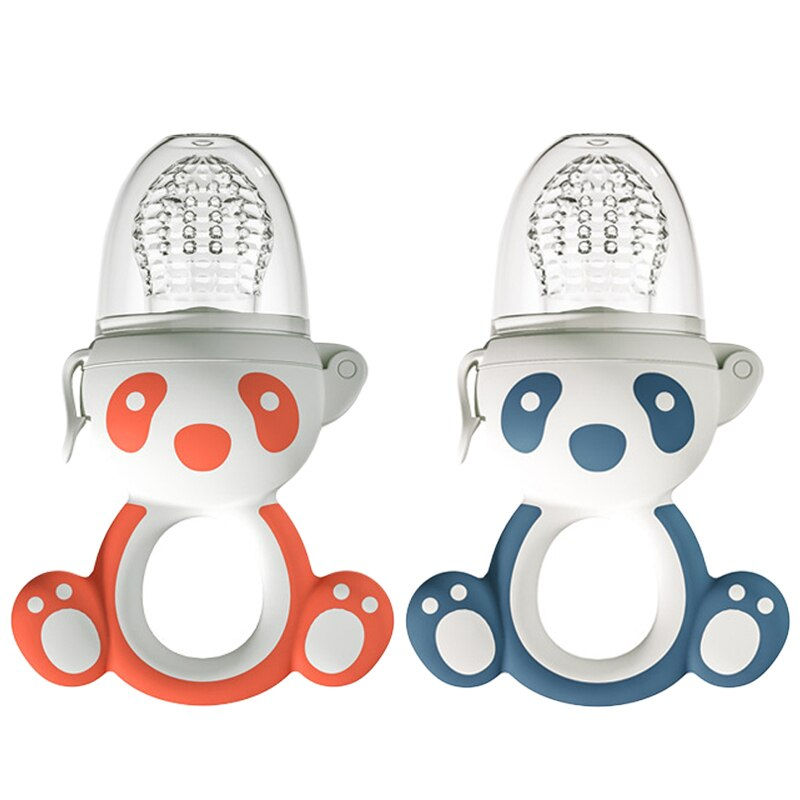 Thumbnail: Baby Food Feeder Silicone Teether Fresh Fruit Feeder Training to Eat Grinding S