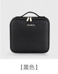 Thumbnail: Large Capacity Cosmetic Bag with Mirror and Light Skincare Products Cosmetic St