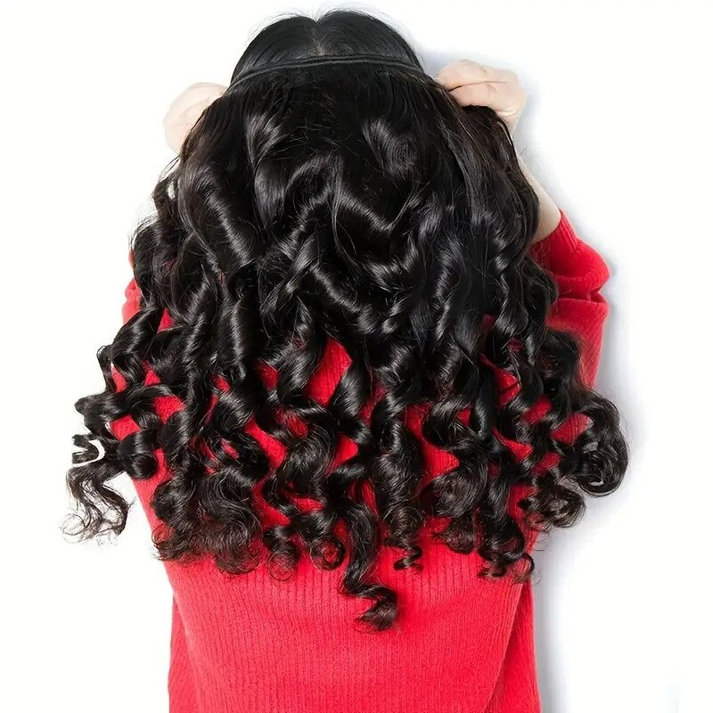 Thumbnail: Loose Wave Bundles Brazilian Human Hair Weave Bundles 1/3/4 PCS 100% Natural Hu