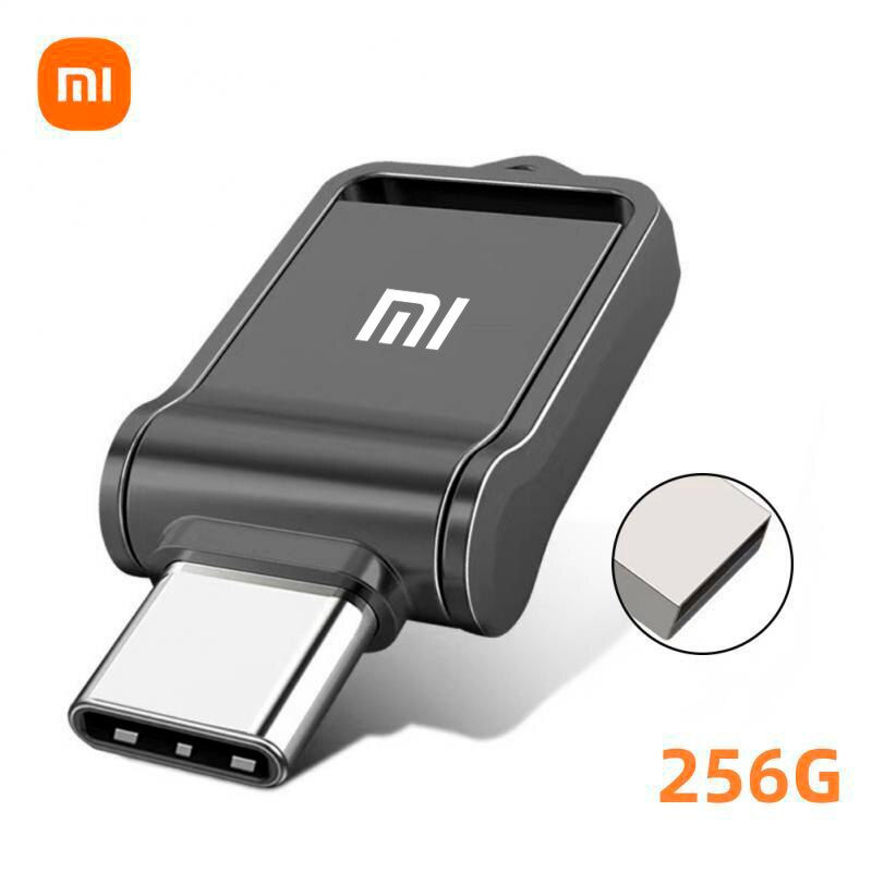 Thumbnail: Xiaomi 2IN 1 Usb 3.0 U Disk 2T/1T/512GB/128GB High Speed Computer Dual-Use Dual