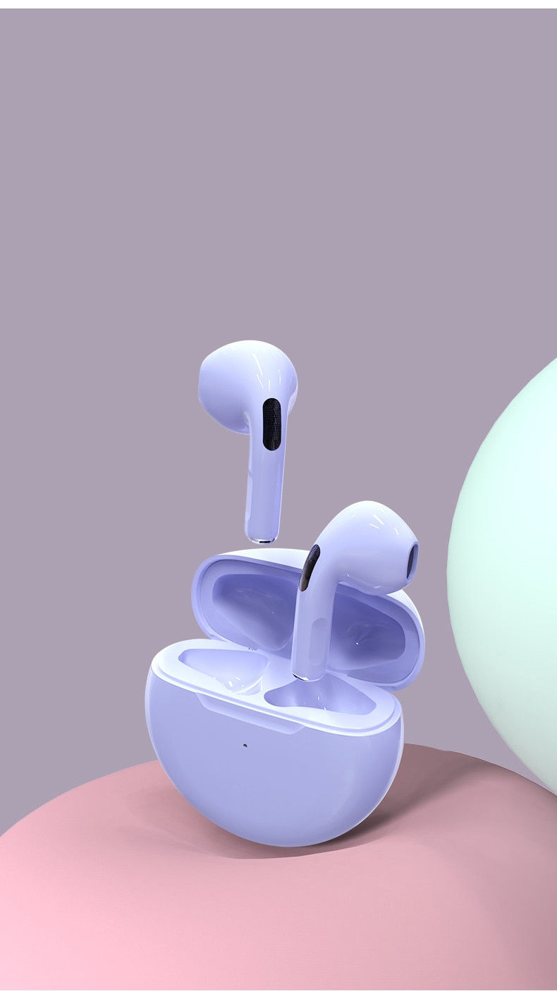 Original Pro6 TWS Touch Control Wireless Headphone Bluetooth 5.0 Earphones Spor