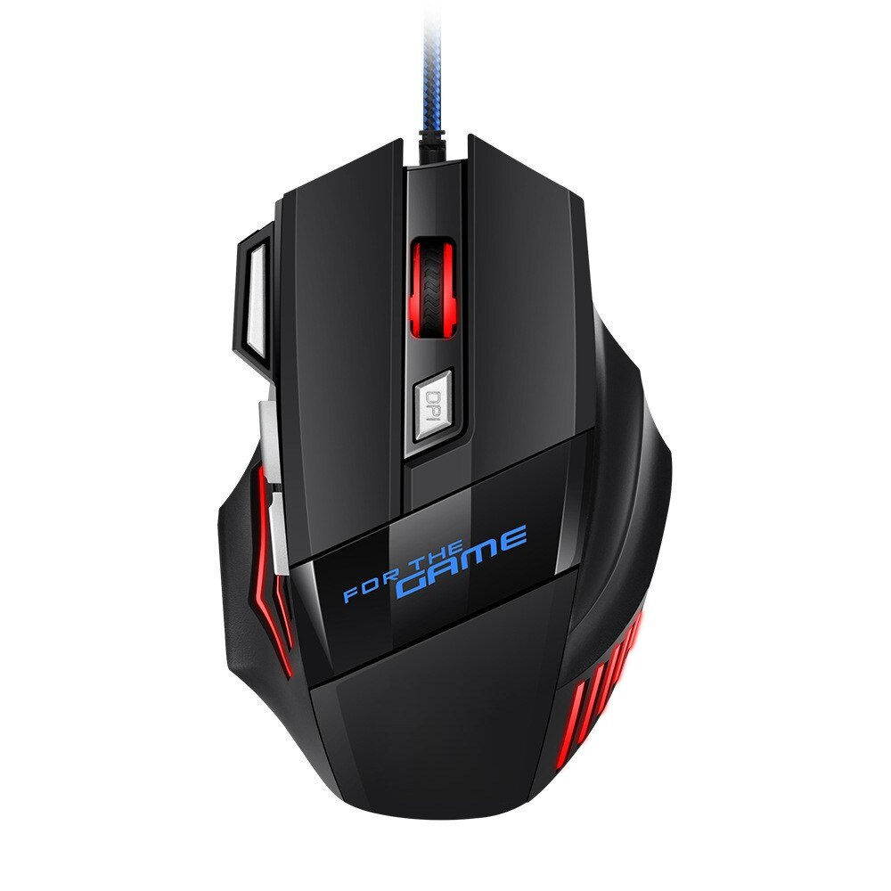 New Hyperspeed USB Gaming Mouse RGB Backlit Ergonomic Game Mice 7D Esports Wire