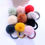 Miniature : 10pcs/set Multicolor Hair Bands Cute Furry Ball Elastic Hair Ties For Children 