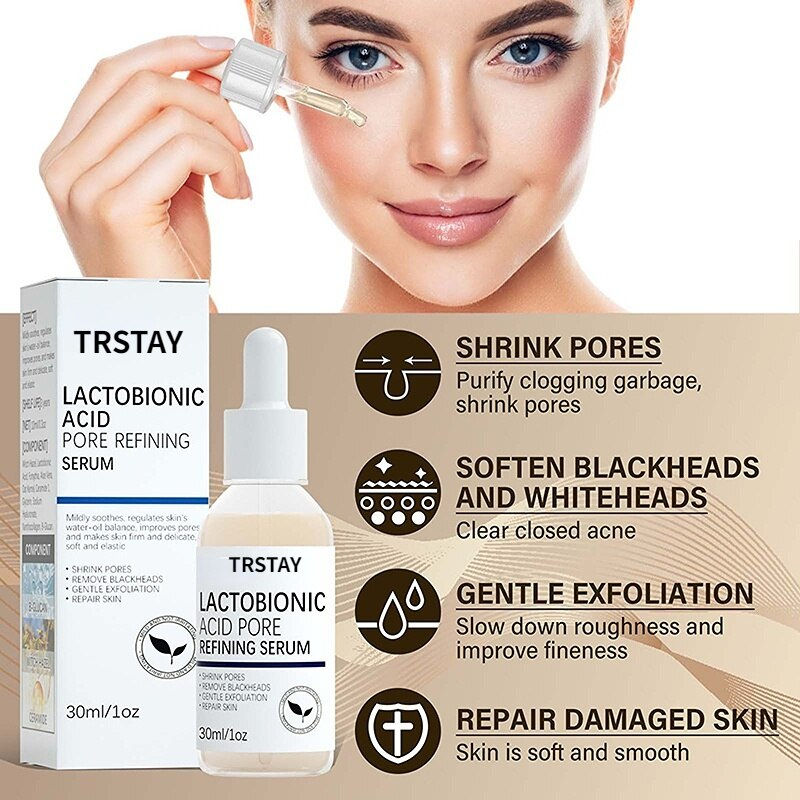Thumbnail: Pore Shrinking Serum Skin Elasticity Delicate Repair Essence Clean Blackheads A