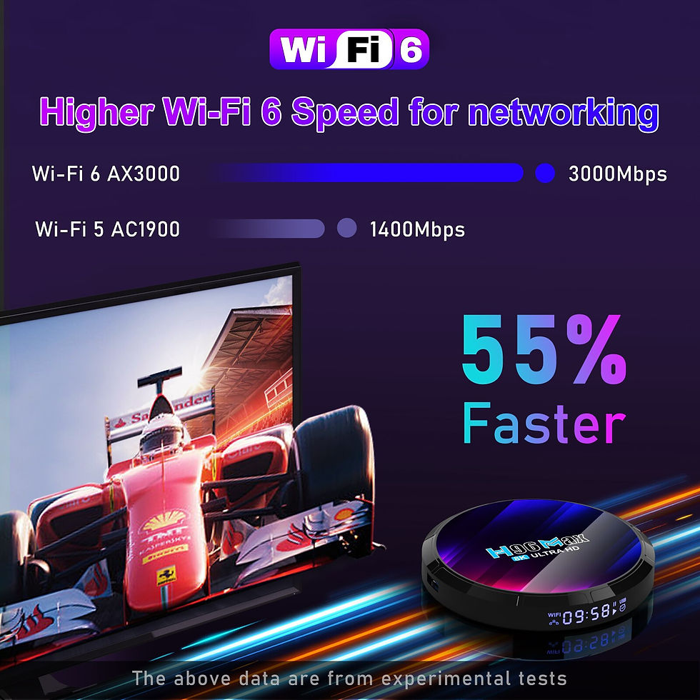 Thumbnail: Android TV Box H96MAX RK3528 4GB RAM 64GB ROM Android Box Support 2.4G/5.8G WiF