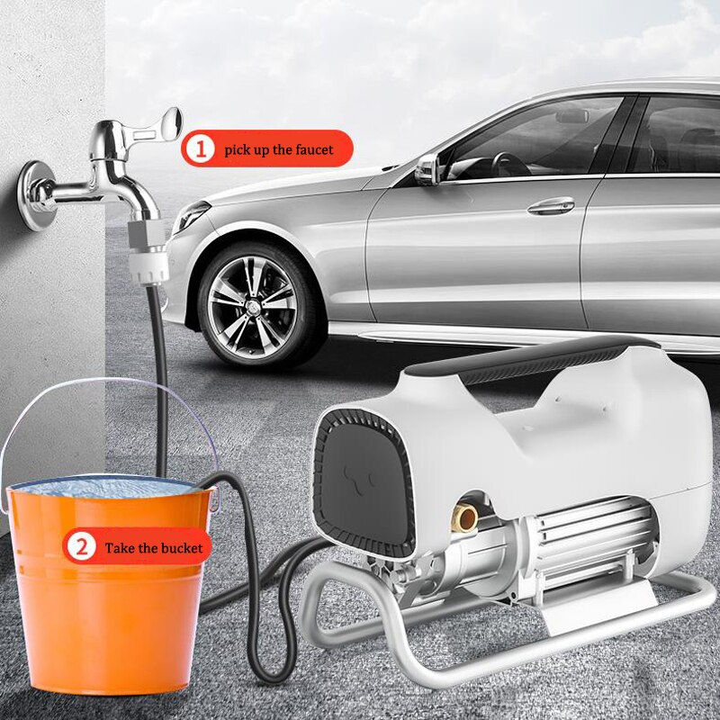 Miniaturbild: 240Bar 1900W High Pressure Washer 2200PSI Electric Car Washer Professional Spra