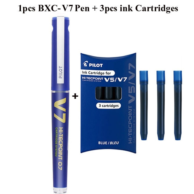 Thumbnail: Pilot Rollerball Pens, BXC V5 V7 Hi-Tecpoint Refillable Cartridge System Liquid