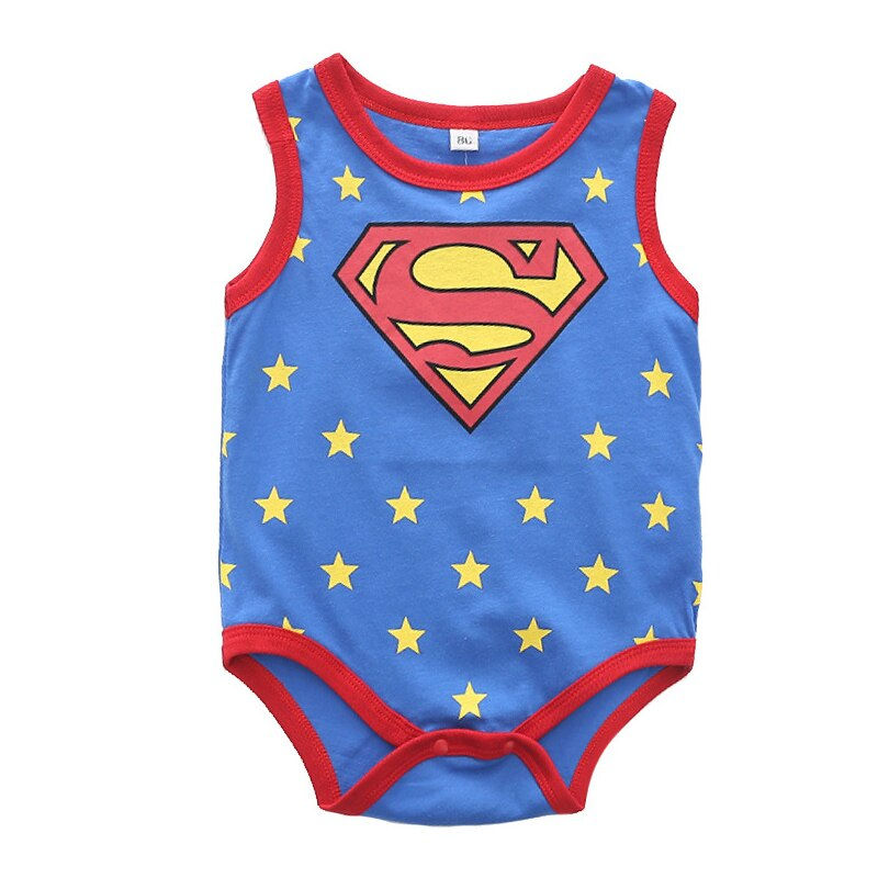Thumbnail: Newborn Infant Summer Triangle Jumpsuit Pure Cotton Baby Rompers Baby Bodysuit 