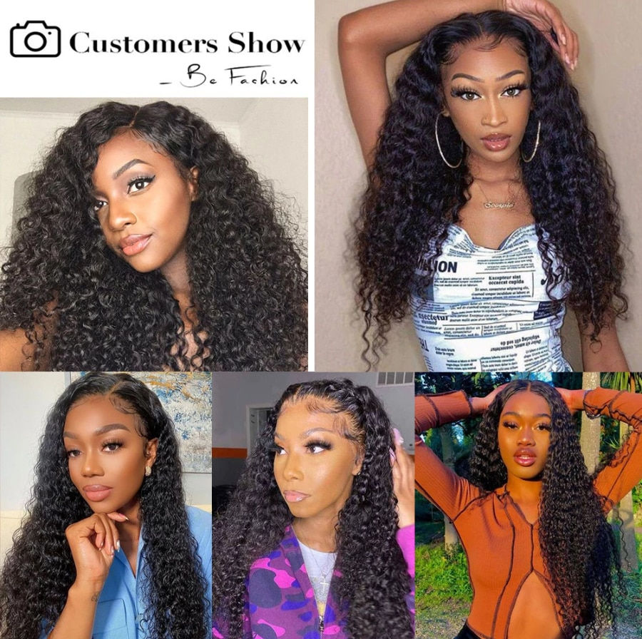 Thumbnail: Water Wave Bundles 12A Malaysian Human Hair Weave 1/3/4PCS Deep Wave Kinky Curl