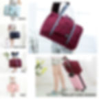 Thumbnail: New Multifunctional Folding Travel Bag Single Shoulder Hand Luggage Bag Large C