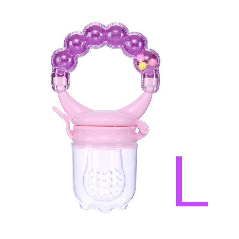 Thumbnail: Newborn Baby Fresh Food Fruit Feeder Silicone Teether Trainning To Eat Fruit Gr