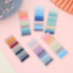 Thumbnail: 200 Sheets Morandi Transparent Fluorescent Index Tabs PET Arrow Flags Sticky No