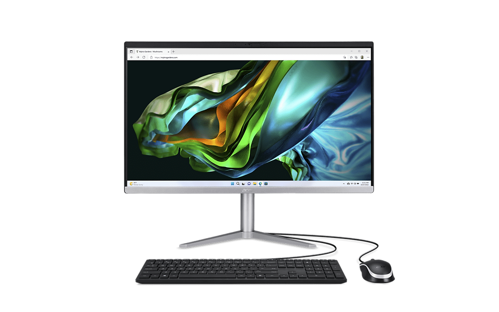 Acer Aspire C24 AIO Desktop, 23.8" Full HD IPS, AMD Ryzen 5 7520U Quad-Core Pro