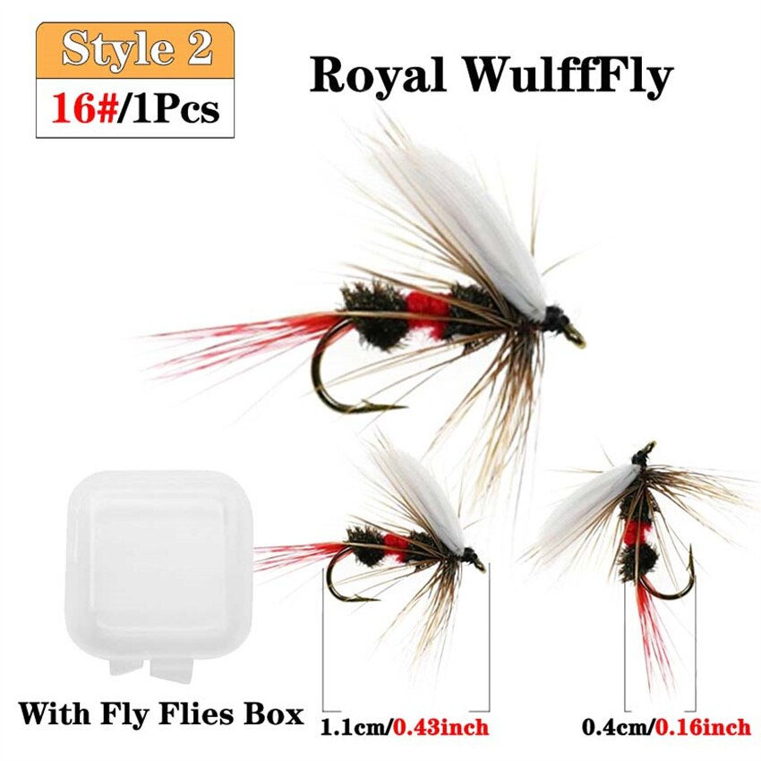 Thumbnail: 4 Styles 3 Sizes Nymph Trout Fly Fishing Lure Dry / Wet Flies Nymph Artificial 