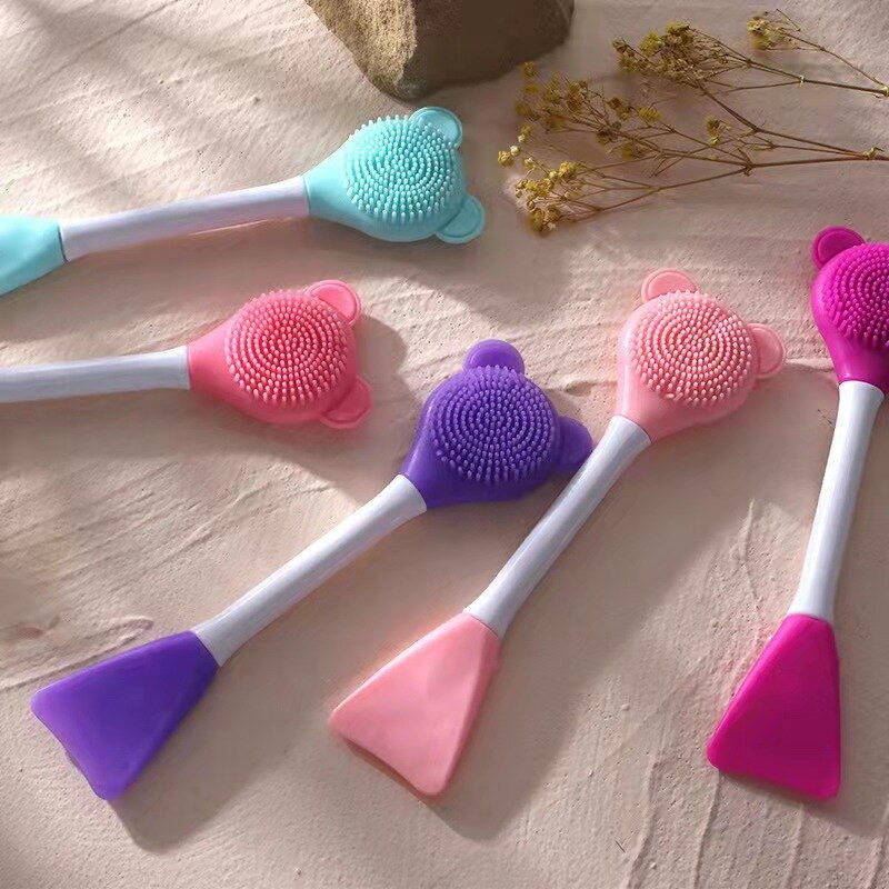 Thumbnail: 1pcs Face Mask Brush Silicone Gel Facial Mask DIY Brushes Original Soft Fashion