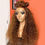 Miniatura: Preplucked 26Inches 180%Density Glueless Honey Blonde Kinky Curly Lace Front Wi