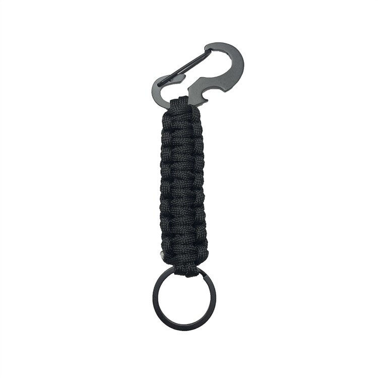 Thumbnail: Outdoor Keychain Key Ring Pendant Camping Paracord Cord Rope Camping Survival K