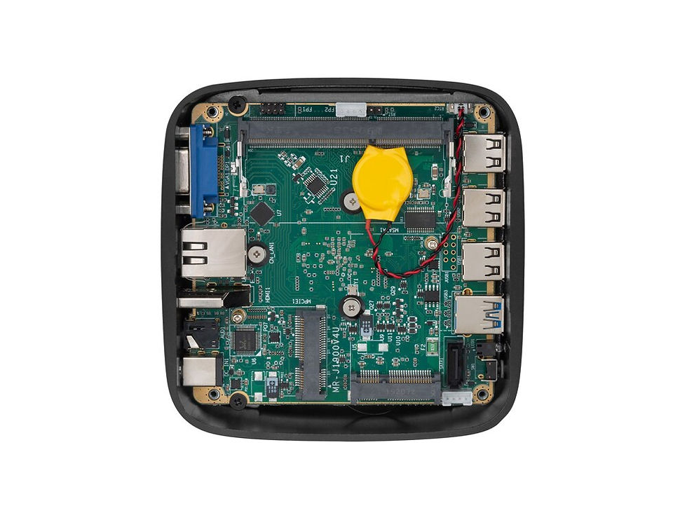 Thumbnail: Newest Fanless Micro Computer like pakage Quad Core J1900 support win10 win7 Li