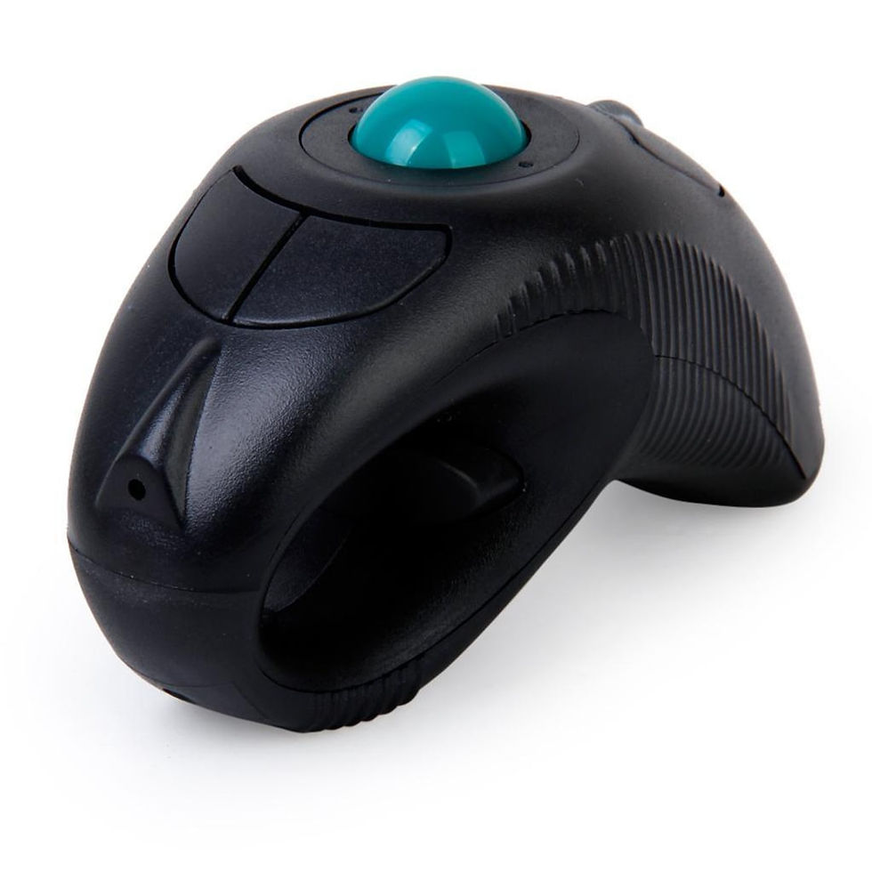 Thumbnail: Digital 2.4GHz Wireless Trackball Mouse Ergonomic Design Finger Using Track Bal