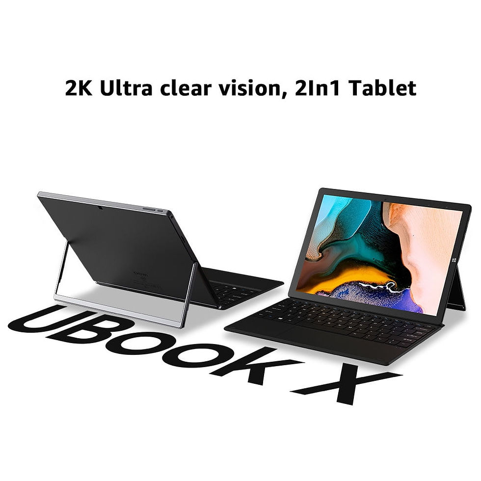 Thumbnail: CHUWI UBook X 12" Gaming Tablet+KeyBoard,256G SSD 8G ROM,Windows 11,intel Core 