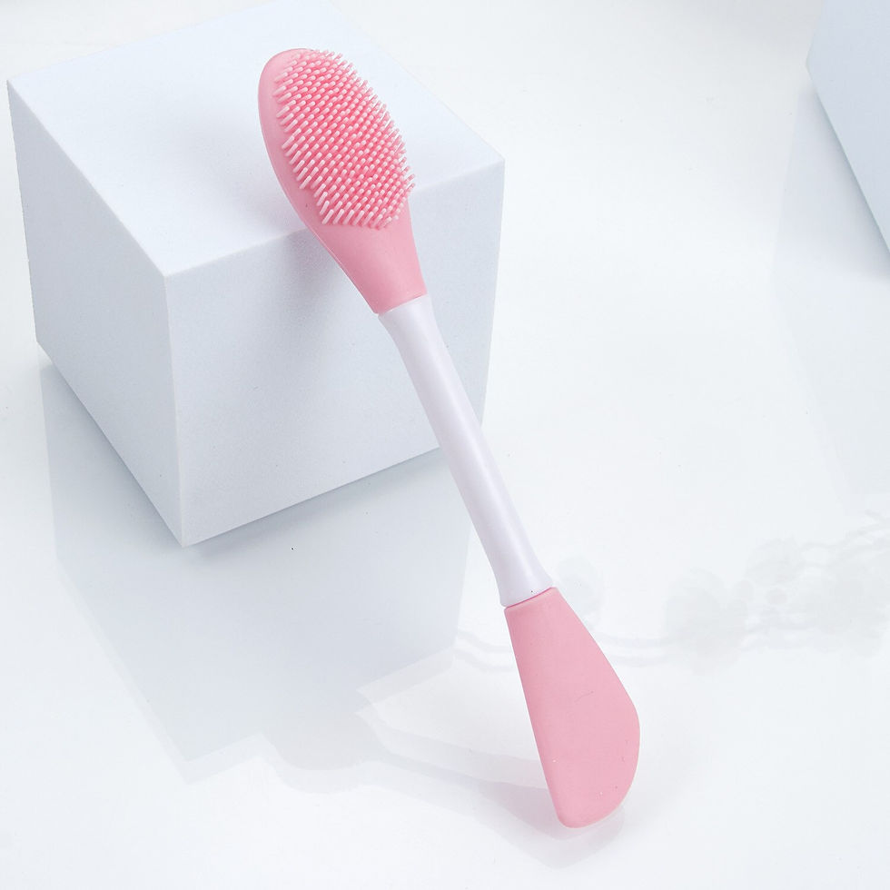 Thumbnail: 1pc Facial Mask Brush Silicone Facial Mask DIY Brush Original Soft Fashion Beau