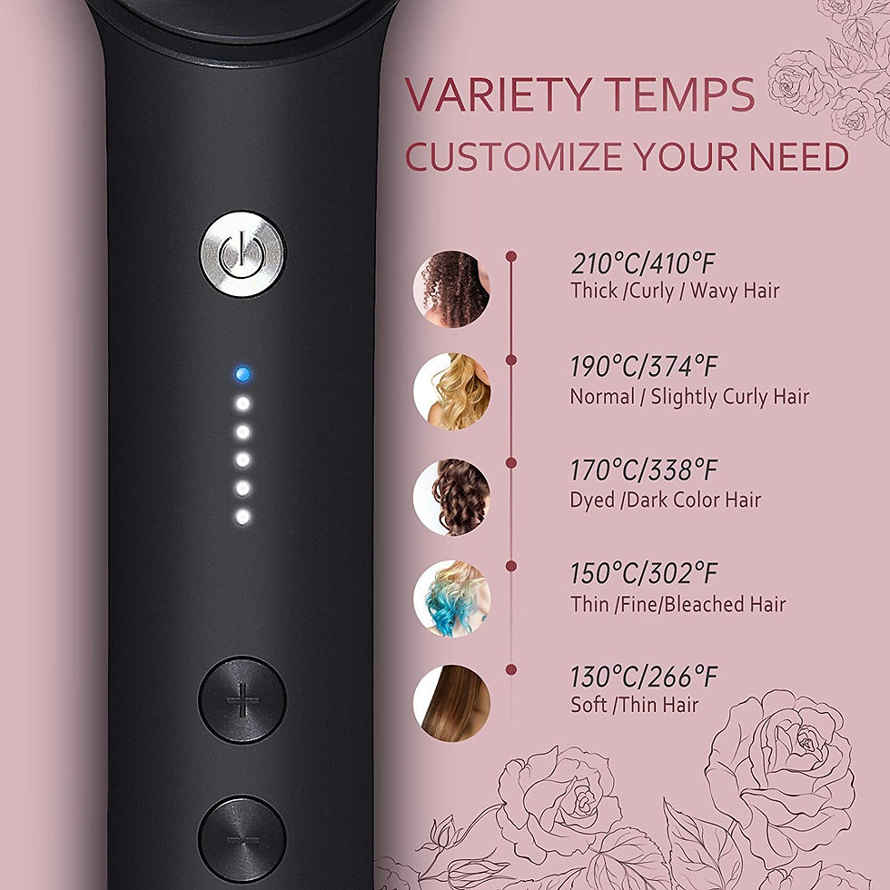 Thumbnail: Hair Straightener Professional Quick Heated Electric Hot Comb Hair Straightener