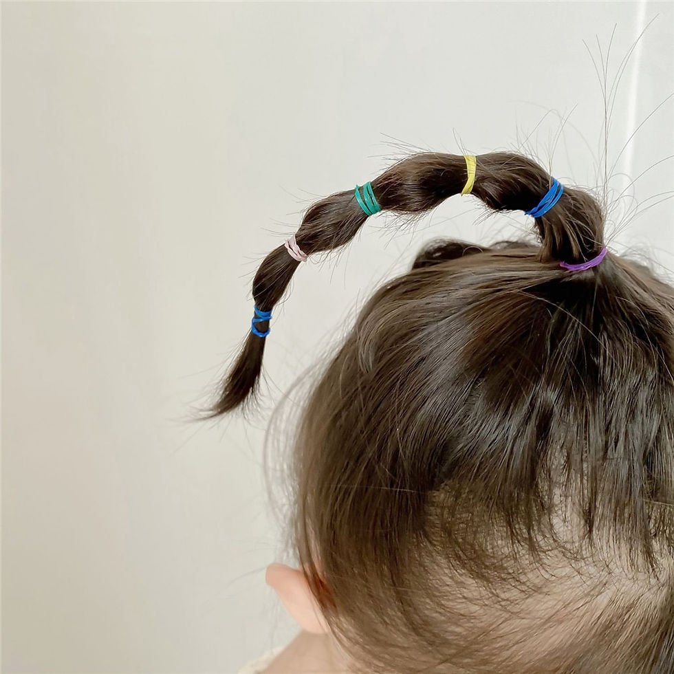 Miniaturbild: 1000/2000PCS Kid Elastic Rubber Band Small Scrunchie Hair Bands for Children Ba