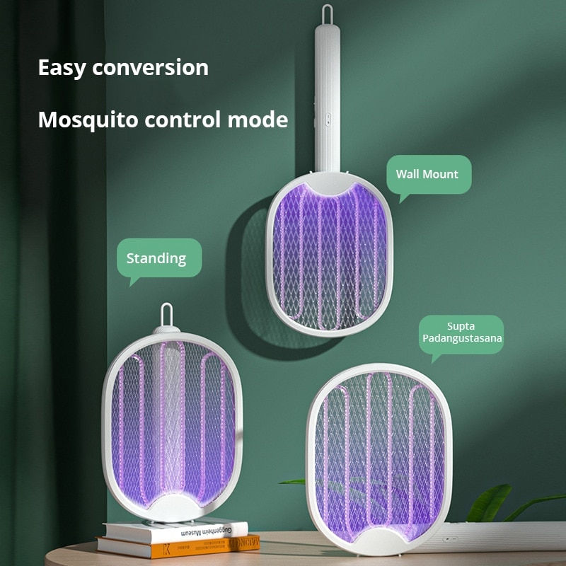 Thumbnail: New Mosquito Killer Lamp USB Rechargeable Electric Foldable Mosquito Killer Rac