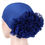 Thumbnail: JTVOVO 2022 New Pure Color Milk Silk Pan Flower Hat Muslim Stretch Toe Cap Duba