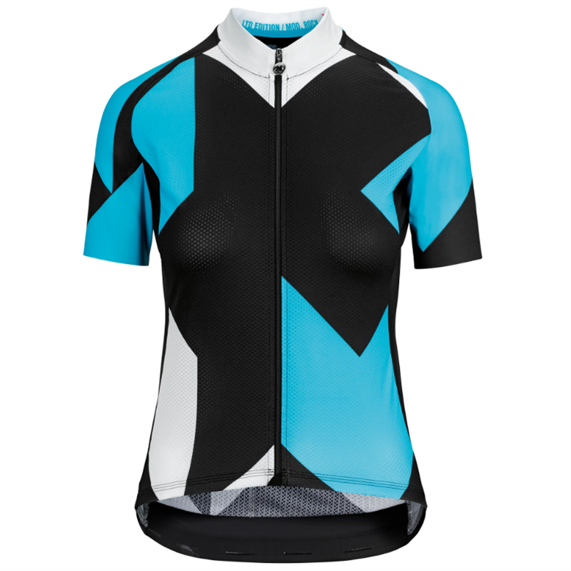 Thumbnail: Custom Color Sublimation Printing Zipper Short Sleeves Cycling Bike Jersey With