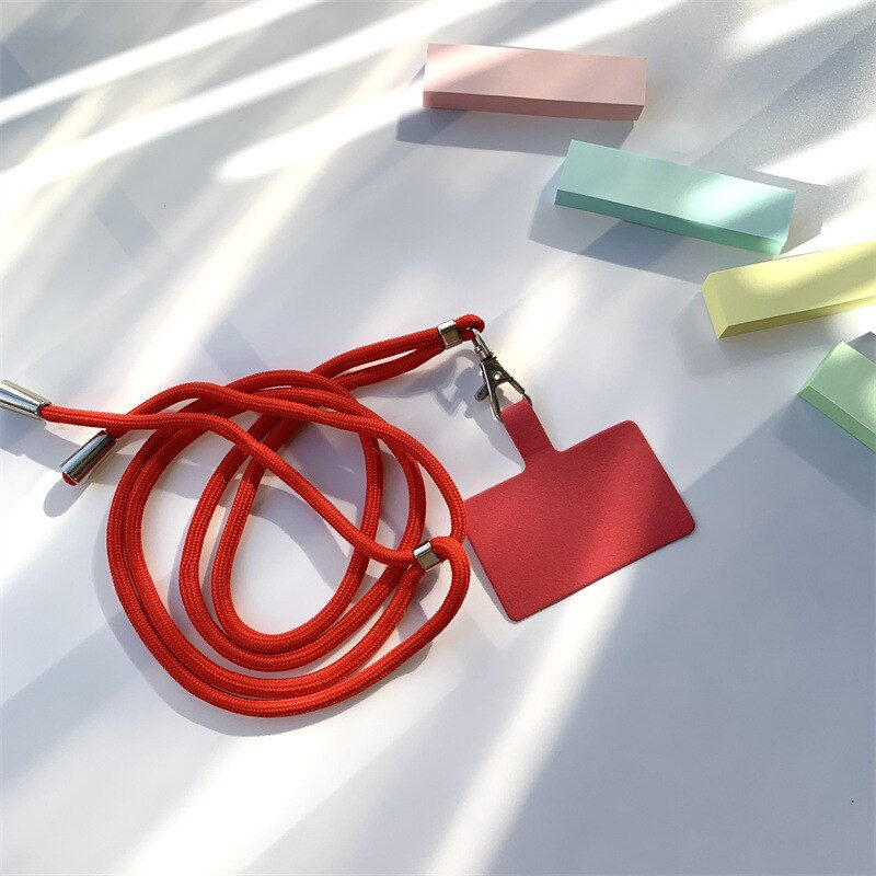 Thumbnail: Universal Adjustable Phone Lanyard Anti-lost Lanyard Strap Detachable Colorful 