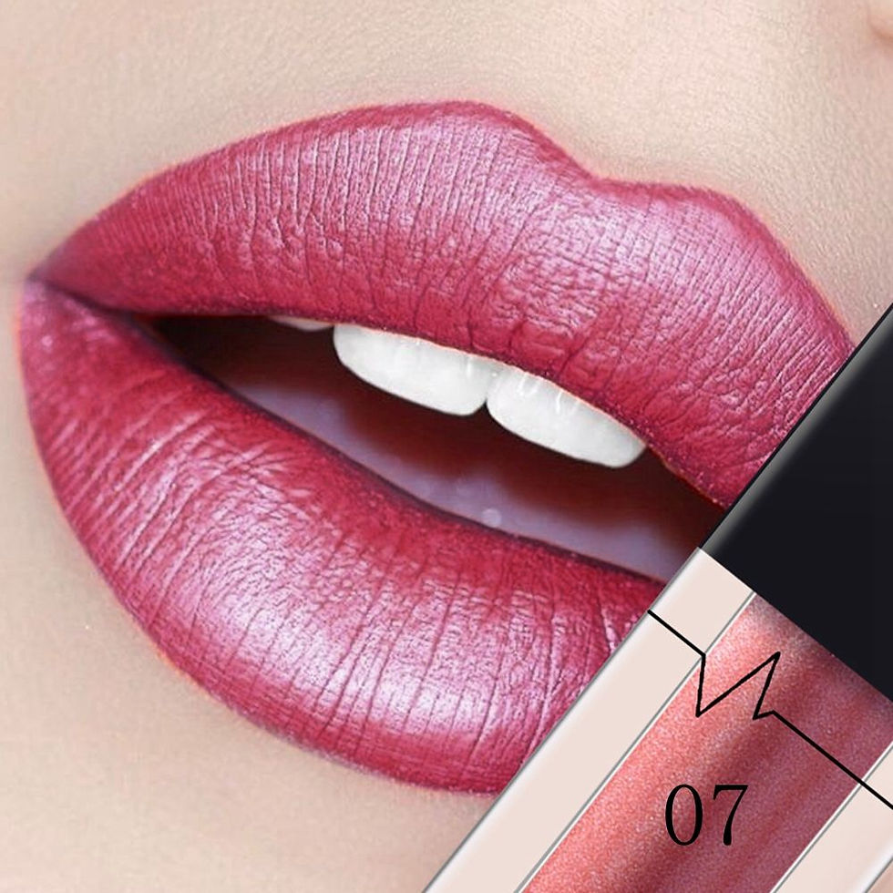 Thumbnail: 24 Colors Metallic Matte Lipgloss Not Fade Not Stick Cup Mouth Lipstick Mositur