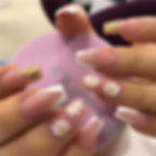 Thumbnail: 24pcs Fresh Summer Fairy Flower Pattern Nail Art Fake Nails With Glue Full Cove